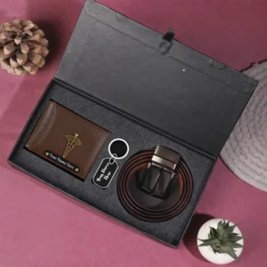 Customised Classic Wallet, Keychain & Belt