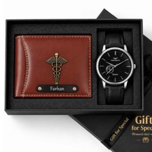 Customised Brithday Gift for Men | Wallet & Watch Combo