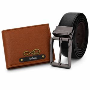 Customised Belt & Wallet